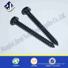 DIN571 Hex Wood Screw with Black Surface